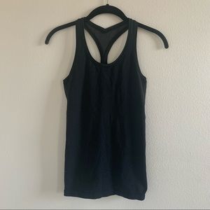 Black Lululemon workout top